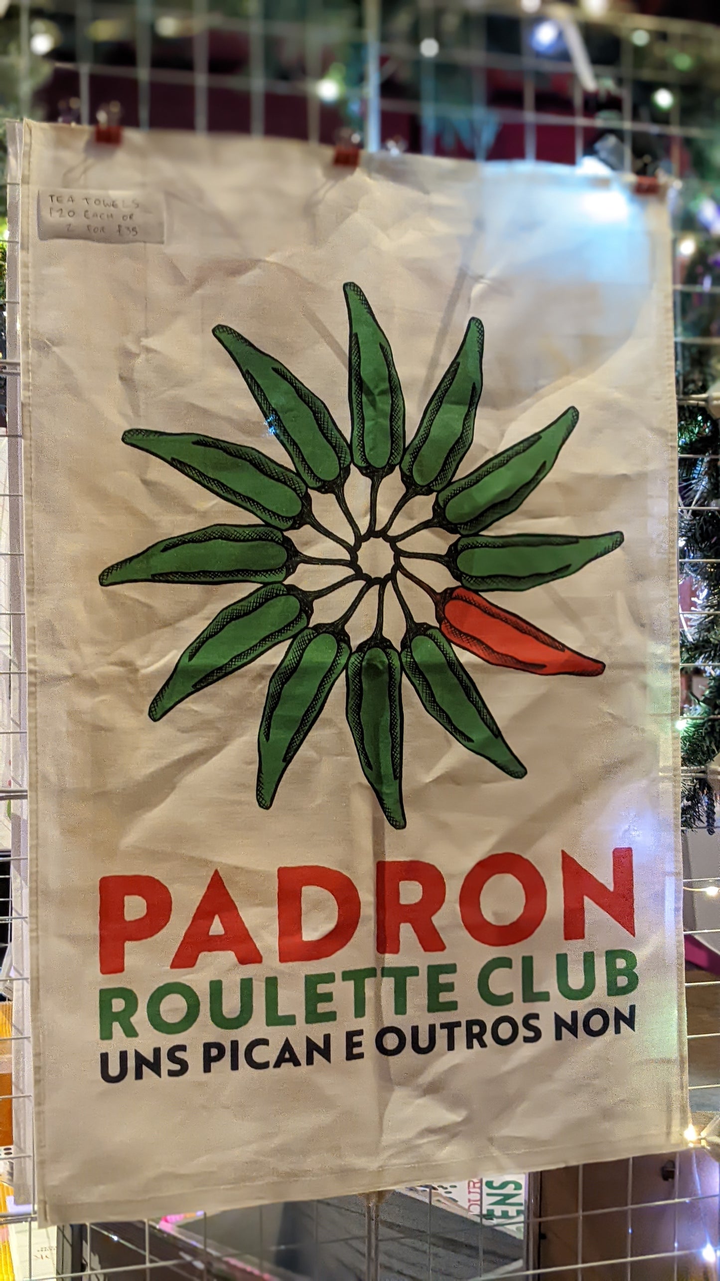 Padron Roulette Club Tea Towel