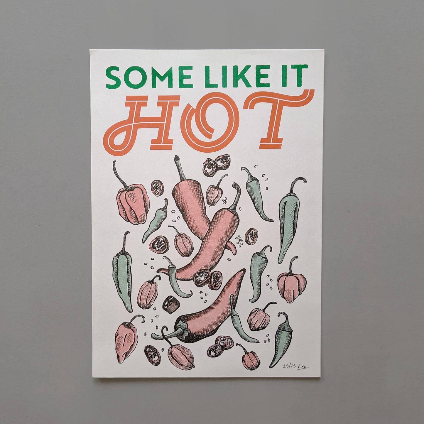 Some Like It Hot Risograph