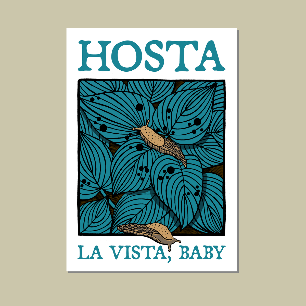 Hosta La Vista Print