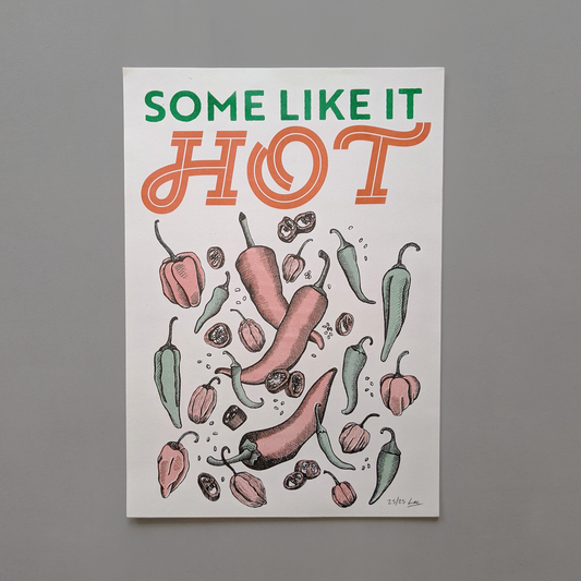 Some Like It Hot Risograph