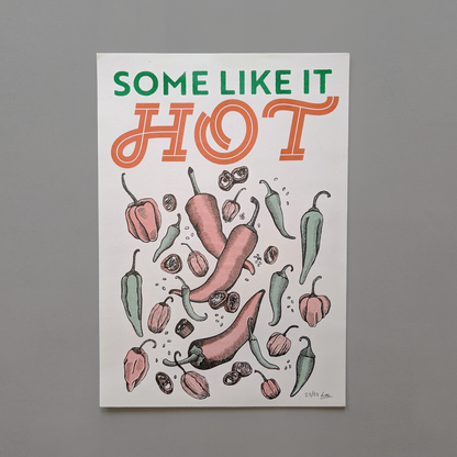 Some Like It Hot Risograph